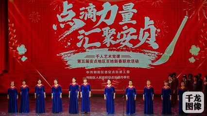 北京安贞街道举办第五届百姓新春联欢会 社区居民体验艺术党课